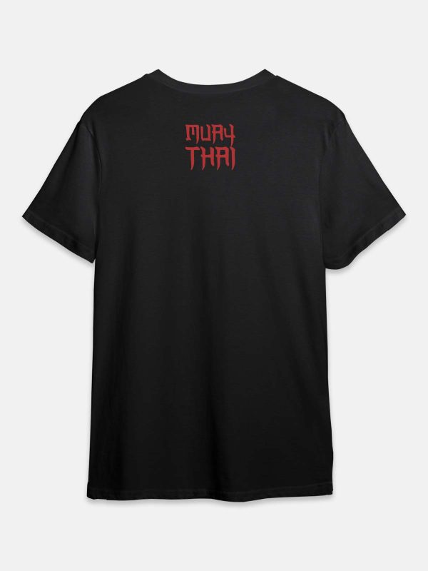 Muay Thai - Combat Tshirt - Black - Image 2
