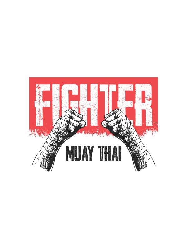Fighter - Combat Tshirt - White - Image 3