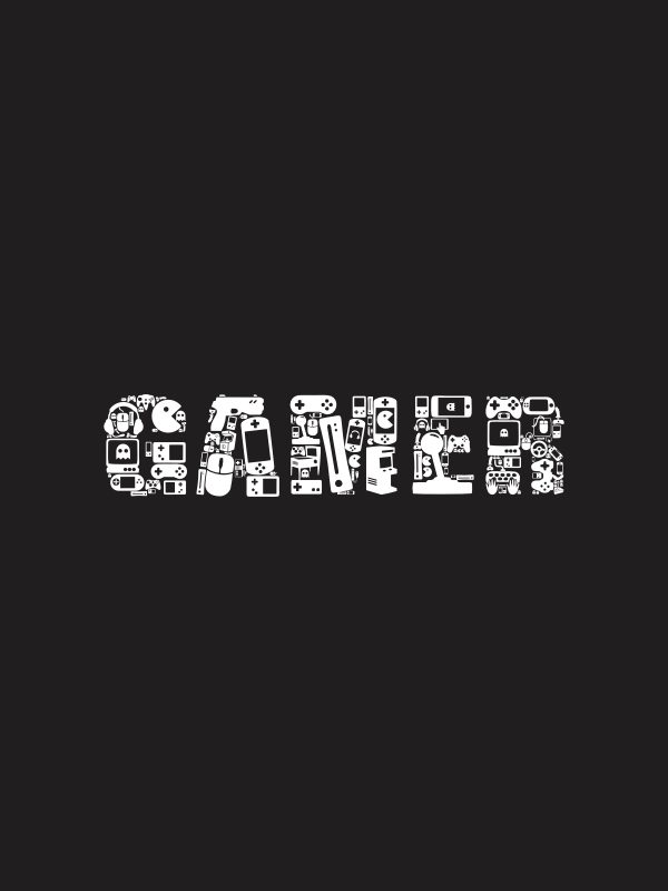 Uber Gamer - Gaming Quotes T-Shirt - Black - Image 3