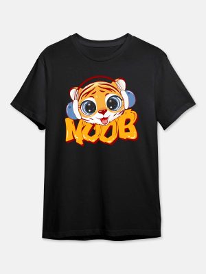 NOOB - Gaming Quotes T-Shirt - Black