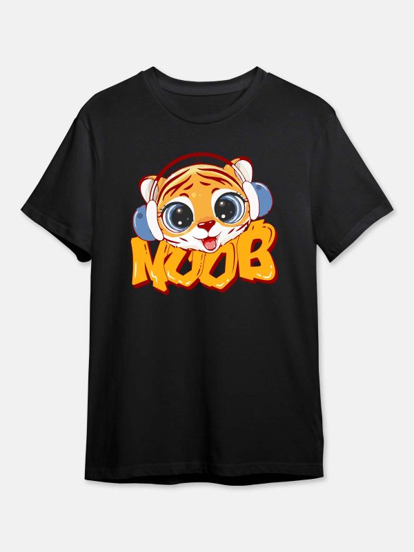 NOOB - Gaming Quotes T-Shirt - Black