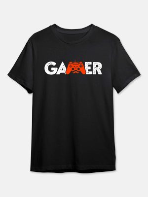 Gamer Controller - Gaming Quotes Tshirt - Black