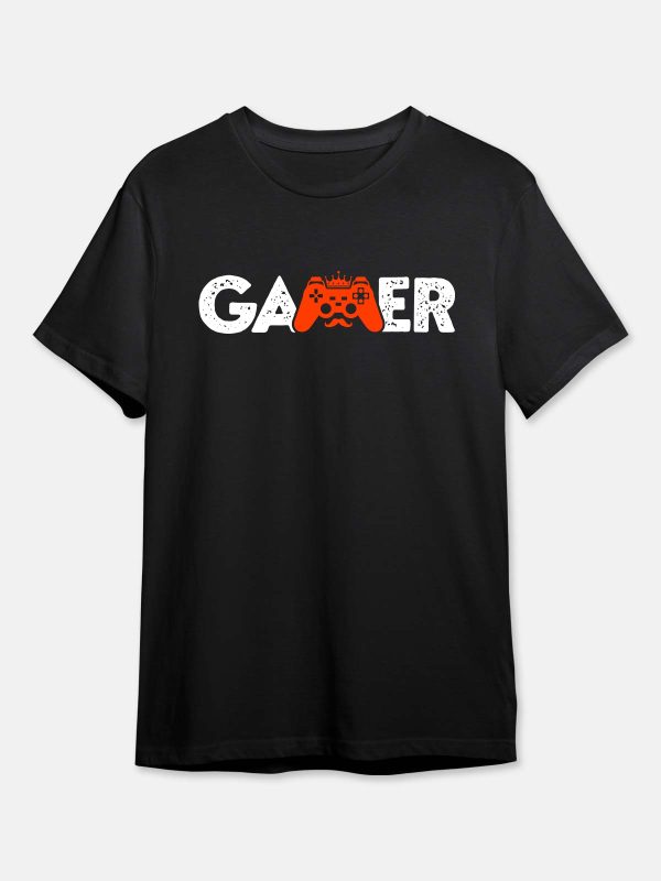 Gamer Controller - Gaming Quotes Tshirt - Black