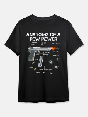Anatomy of a Pew Pewer - Gaming Quotes Tshirt - Black