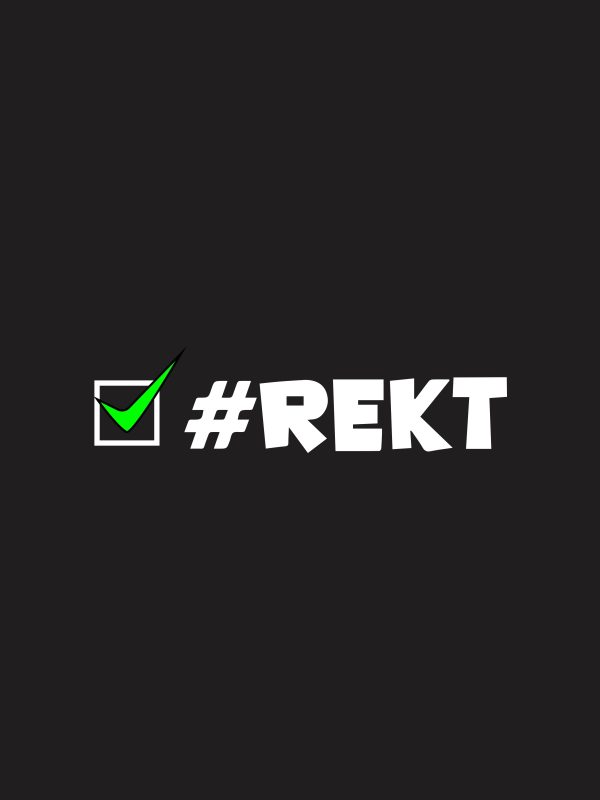 #REKT - Gaming Quotes Tshirt - Black - Image 3