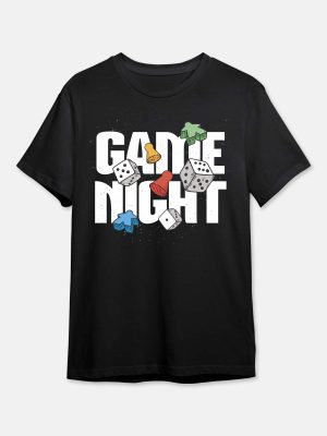 Game Night - Gaming Quotes T-Shirt - Black