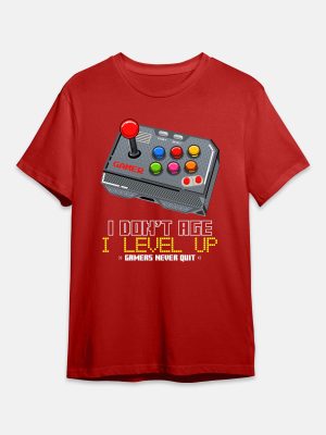 I Don't Age - Gaming Quotes T-Shirt - Black