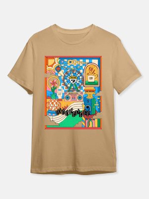 FERRIS WHEEL LINE UP - NH7 Oversized T-Shirt 240 GSM - Beige