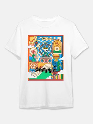 FERRIS WHEEL LINE UP - NH7 Oversized T-Shirt 240 GSM - White