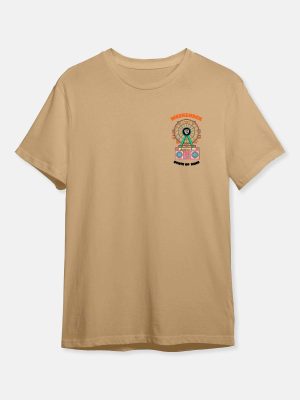 FERRIS WHEEL POCKET LINE UP - NH7 Oversized T-Shirt 240 GSM - Beige