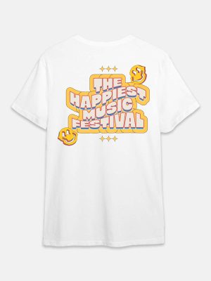 HAPPIEST MUSIC FESTIVAL - NH7 Oversized T-Shirt 240 GSM - White