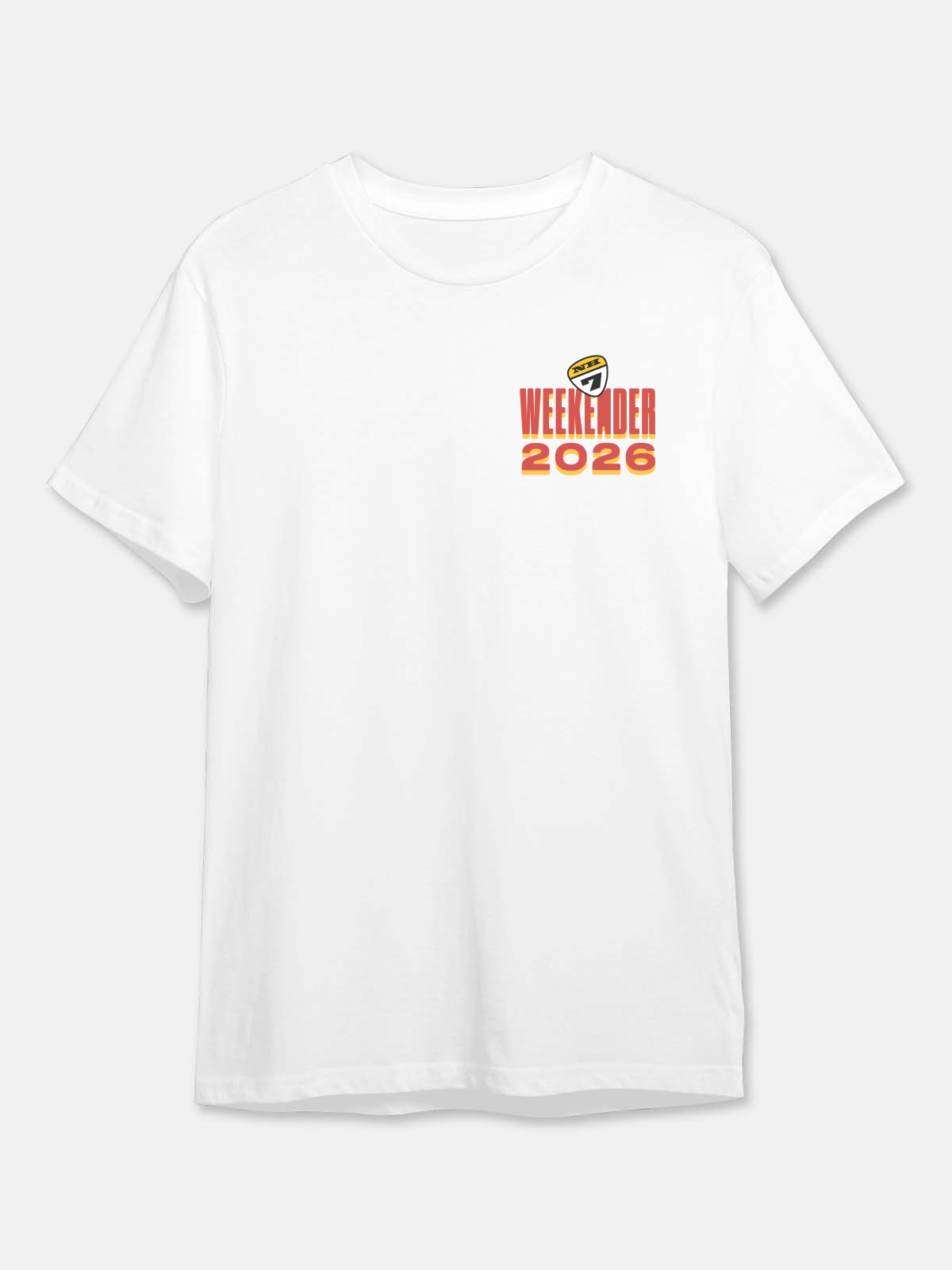 VIBING - NH7 Oversized T-Shirt 240 GSM - White - Image 2
