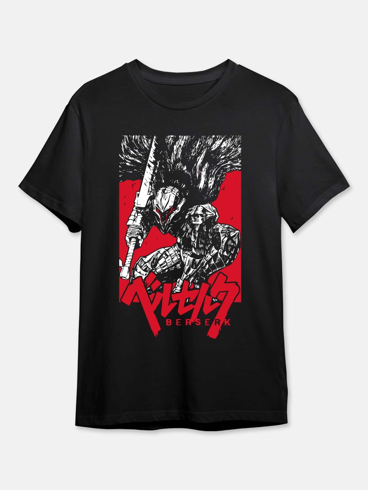Berserk Anime T-Shirt D4 - Black