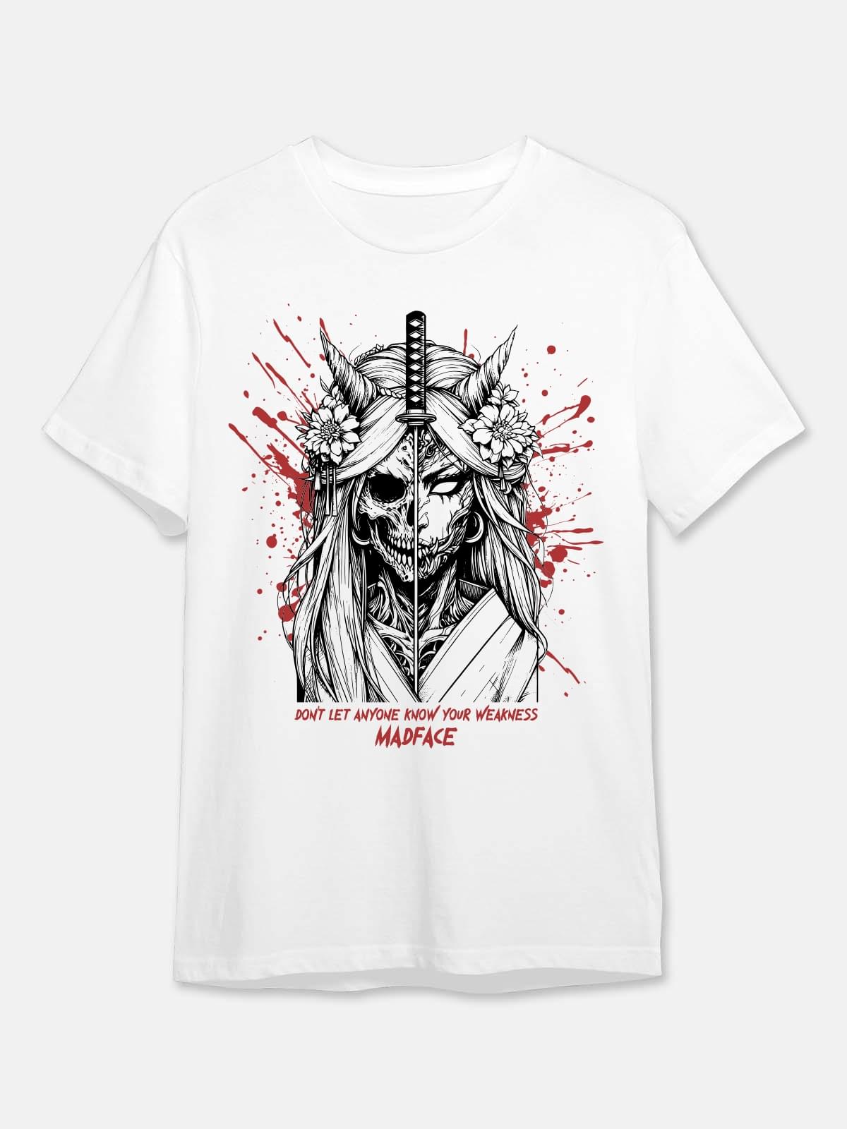 Mad Face - Gaming Quotes T-Shirt - White